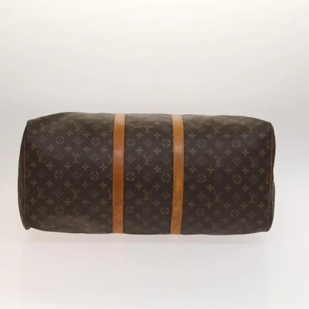 LOUIS VUITTON Monogram Keepall 55 Boston Bag M41424